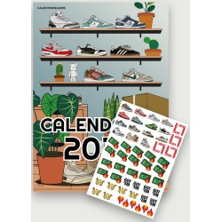 Pack Especial Calendario + Pegatinas Calientesneakers 2024